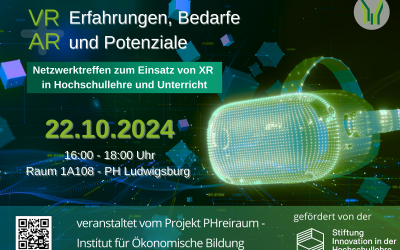 22.10.2024 Netzwerktreffen zum Einsatz von XR in Hochschullehre und Unterricht